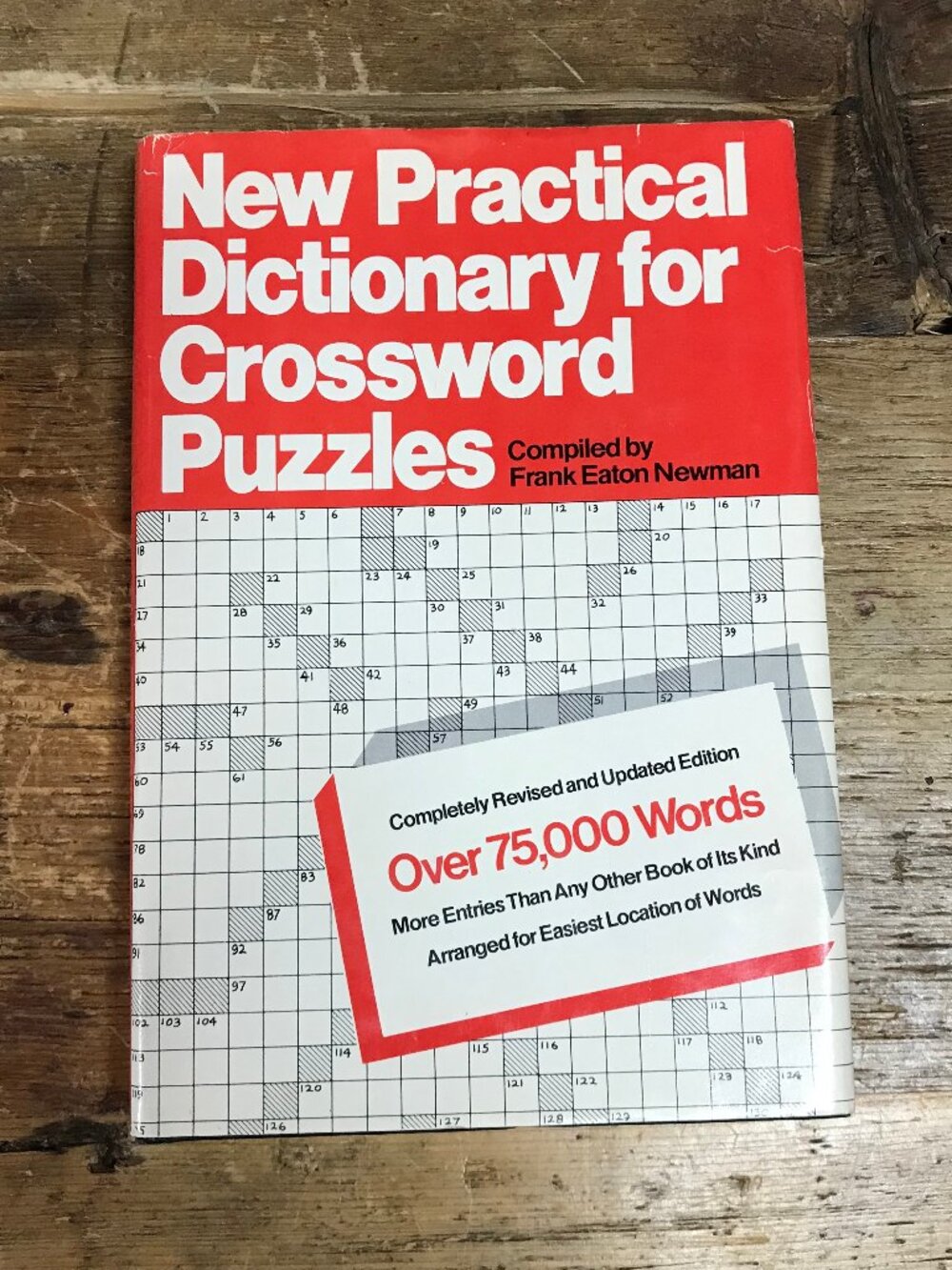 New Practical Dictionary For Crossword Puzzles Hardcover Book